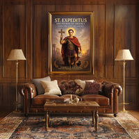 St. Expeditus The Patron of Urgency Poster PosterGoat