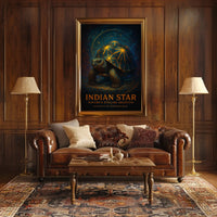 Indian Star Natures Stellar Creation Poster