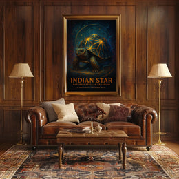 Indian Star Natures Stellar Creation Poster