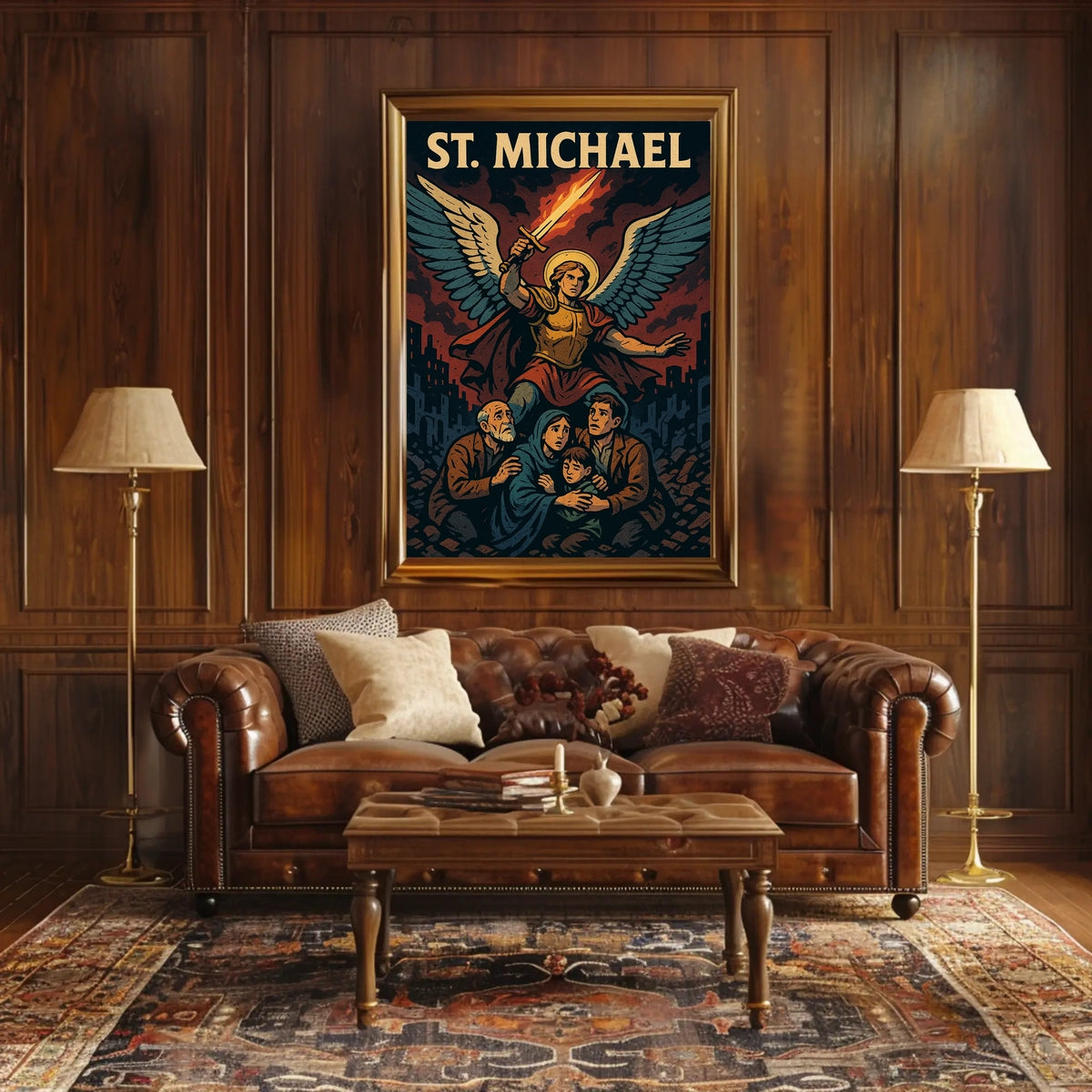 St. Michael Protector Of The People Poster