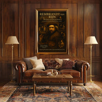 Rembrandt van Rijn The Master of Light and Shadow Poster