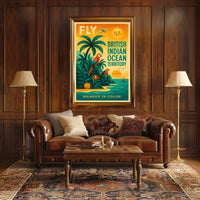 Fly to the British Indian Ocean Territory Poster