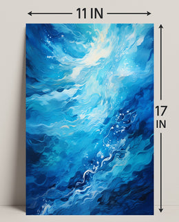 Oceanic Whirl Poster