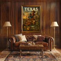 Texas Heritage Montage Poster
