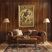 Celebrating an Athletic Legend Jim Thorpe Poster