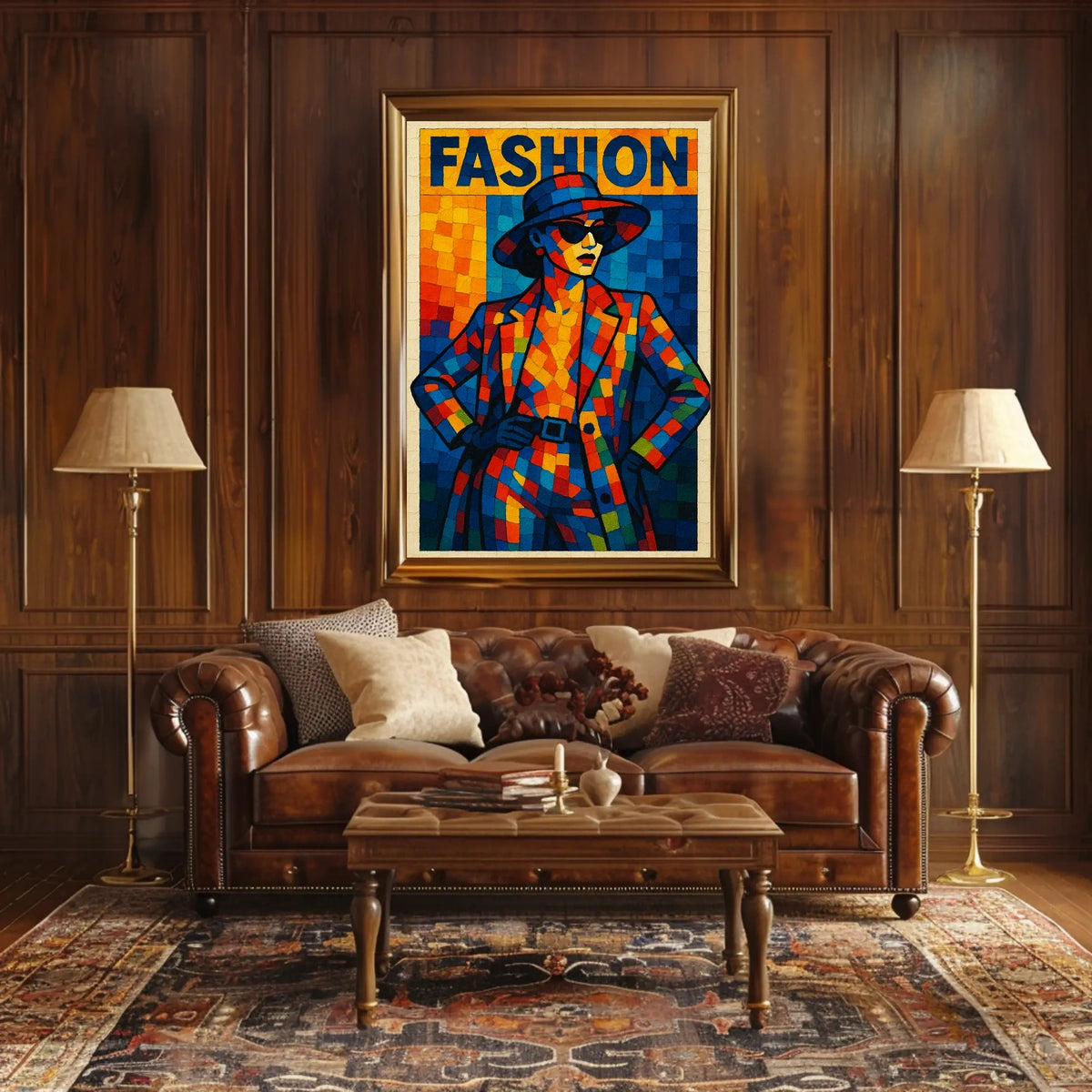 Vibrant Fashion Mosaic Poster