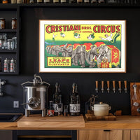 Cristiani Bros. Wild-Animal Circus Poster