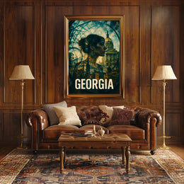 Georgia A Fusion of History and Modernity Poster
