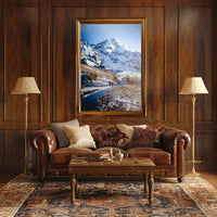 Majestic Mountain Trek Poster