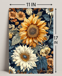 Sunflower Sunshine Vibes: Abstract or Artistic Poster