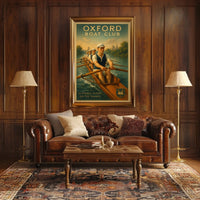 Oxford Boat Club Historic Glory on the Thames Poster