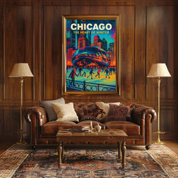Chicago The Heart of Winter Poster