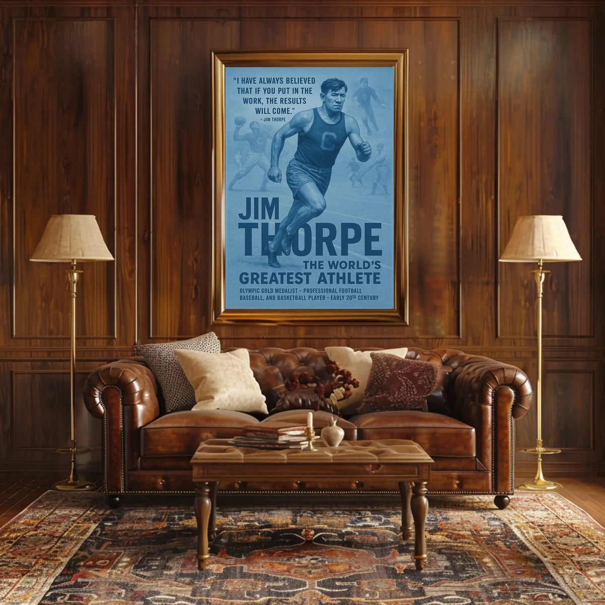 The Worlds Greatest Athlete Jim Thorpe Poster