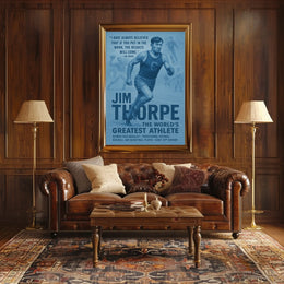 The Worlds Greatest Athlete Jim Thorpe Poster