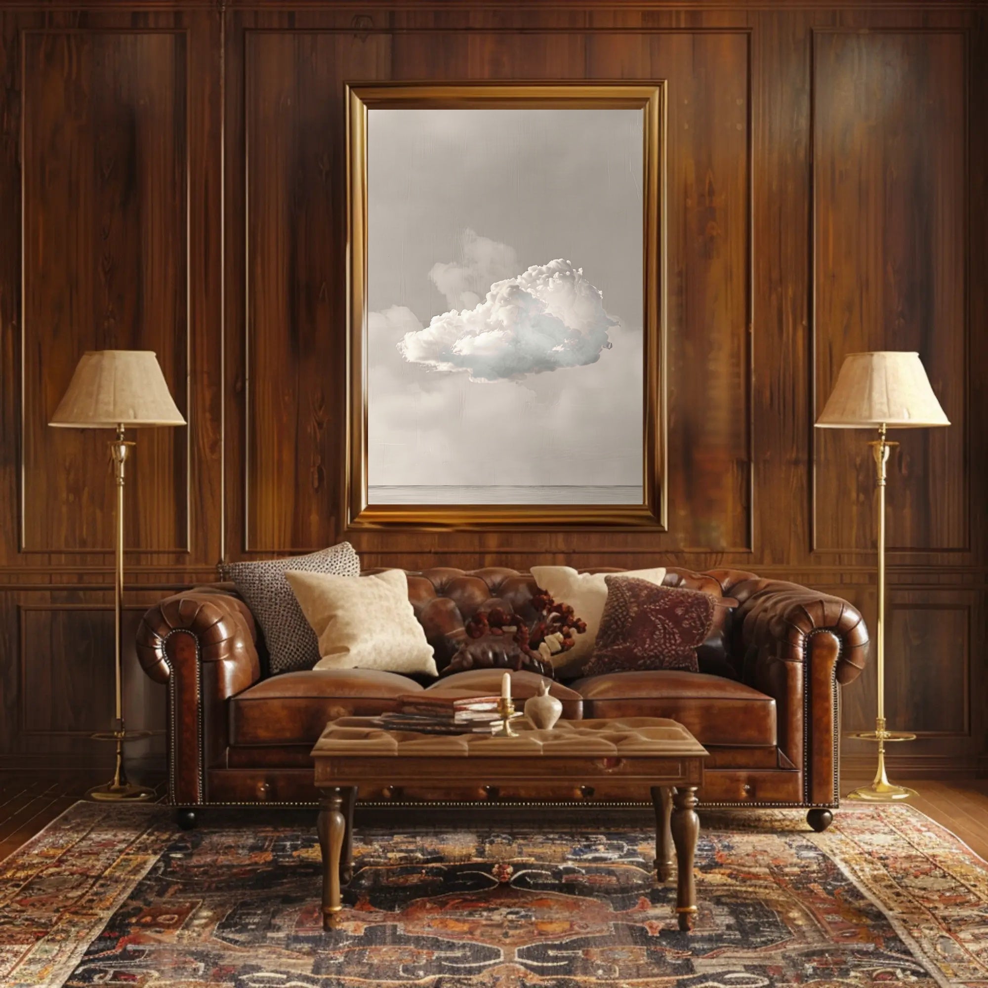 Cloudy Serenity Poster