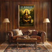 St. Rosalia Guardian of Palermo Poster PosterGoat