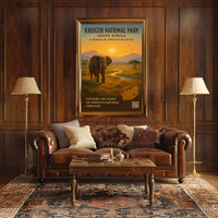 Kruger National Park Scenic Poster Wall Art