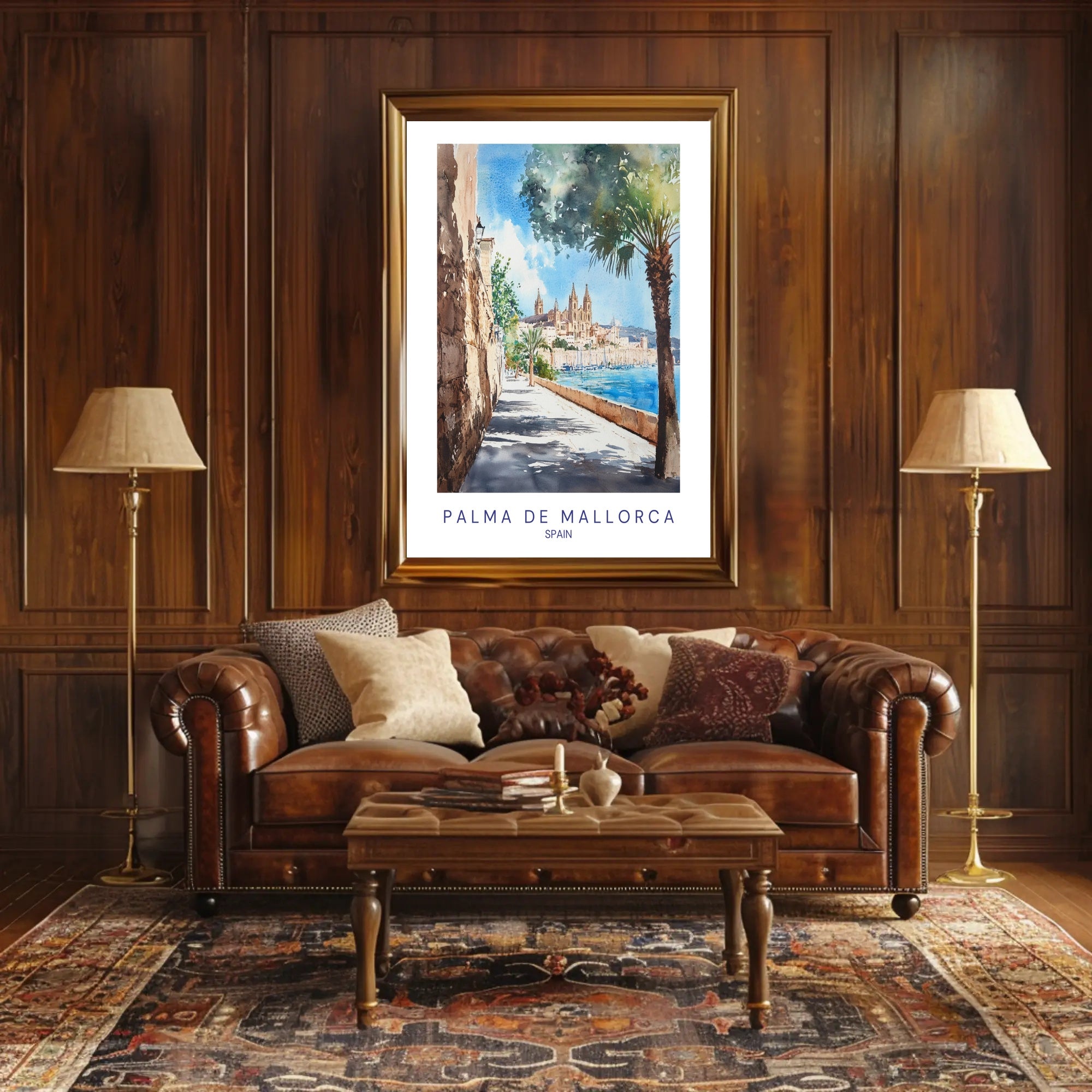 Scenic View of Palma de Mallorca Poster PosterGoat