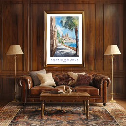 Scenic View of Palma de Mallorca Poster PosterGoat
