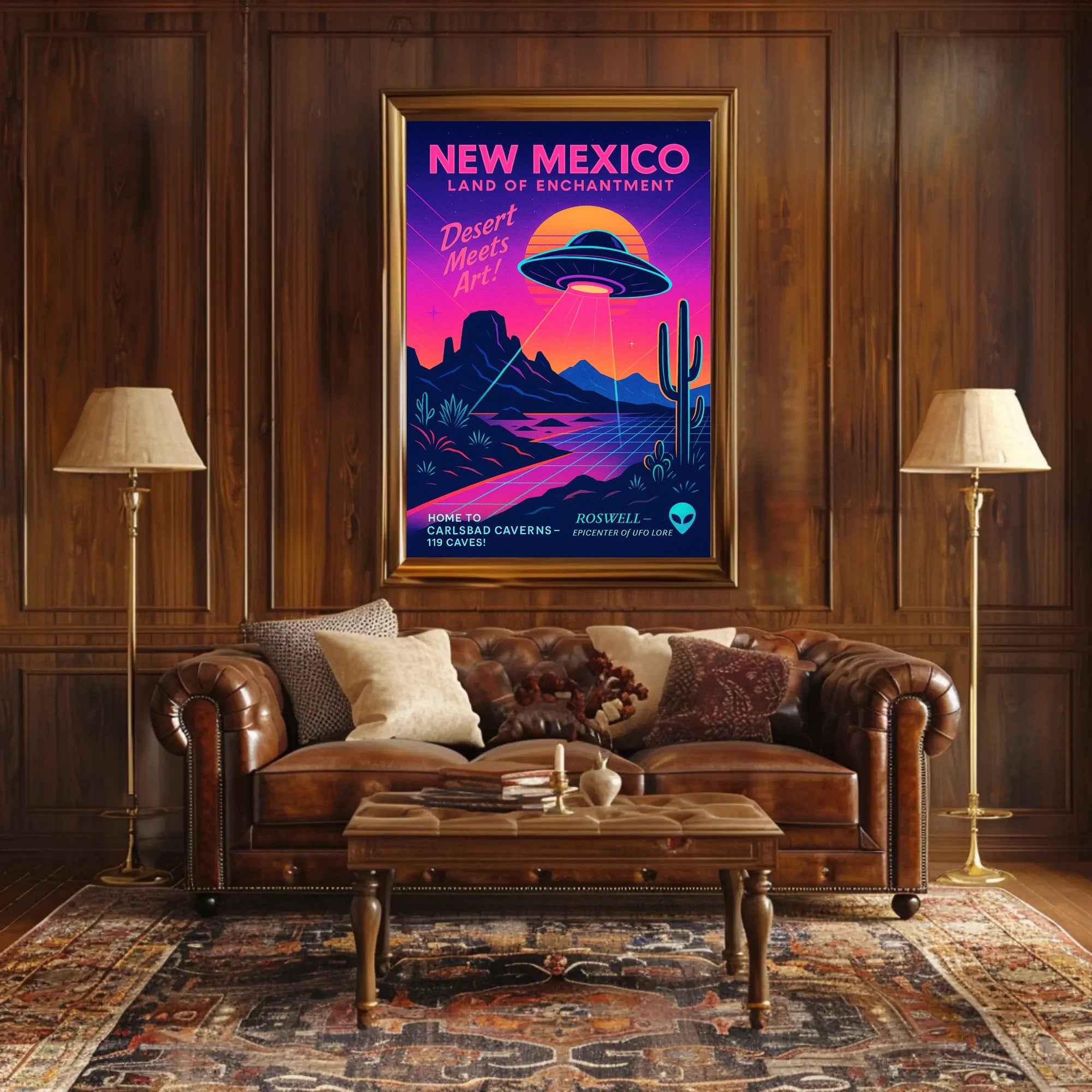 New Mexico Land of Enchantment Poster PosterGoat