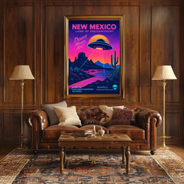 New Mexico Land of Enchantment Poster PosterGoat