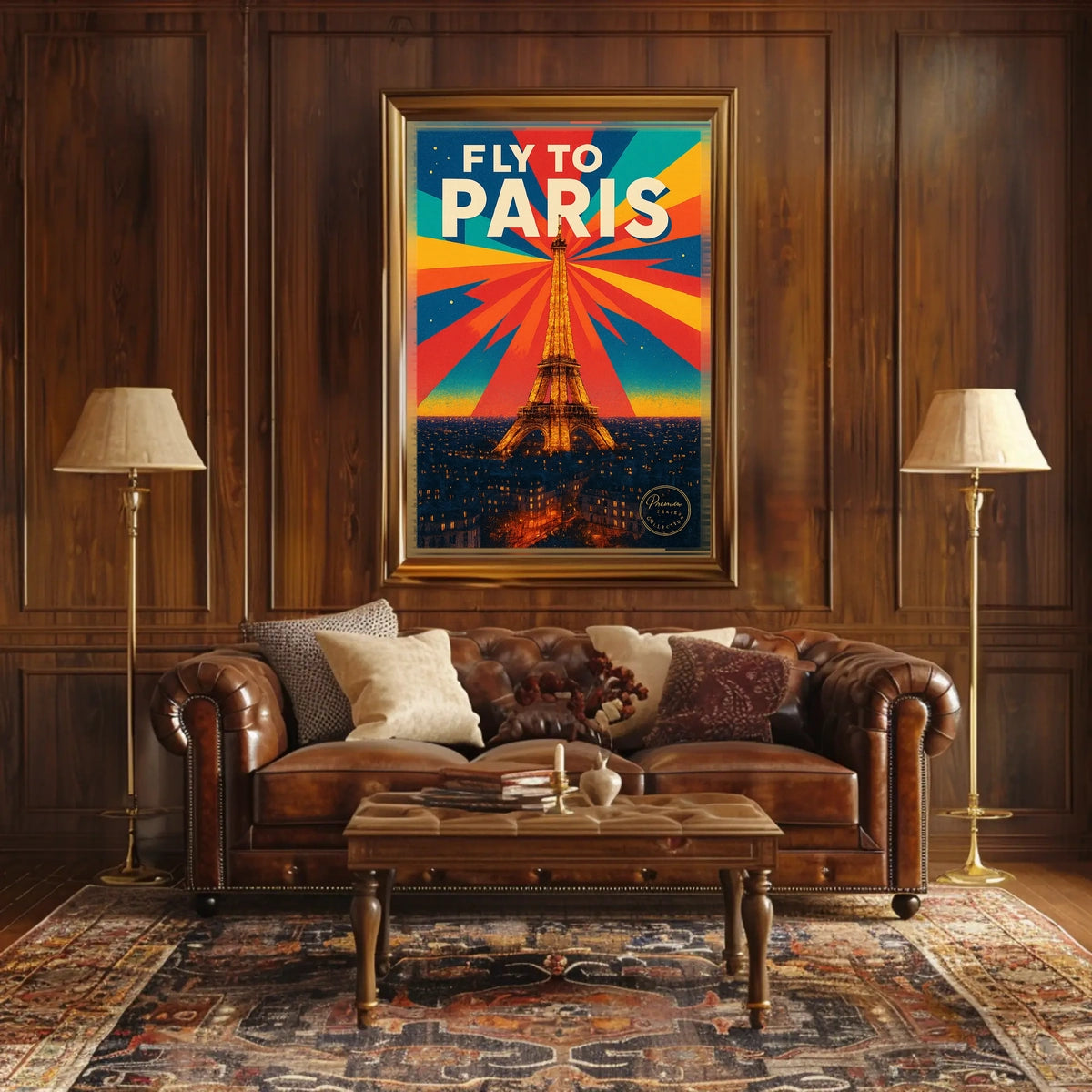 Fly to Paris Poster