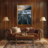Winter Wonderland in Snowy Serenity - National Park Poster