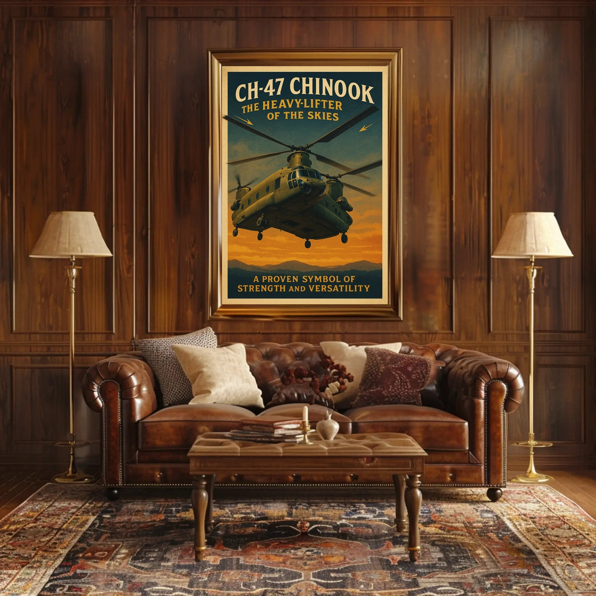 CH-47 Chinook Heavy-Lifter of the Skies Poster