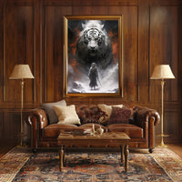 Warrior And The White Tiger Poster