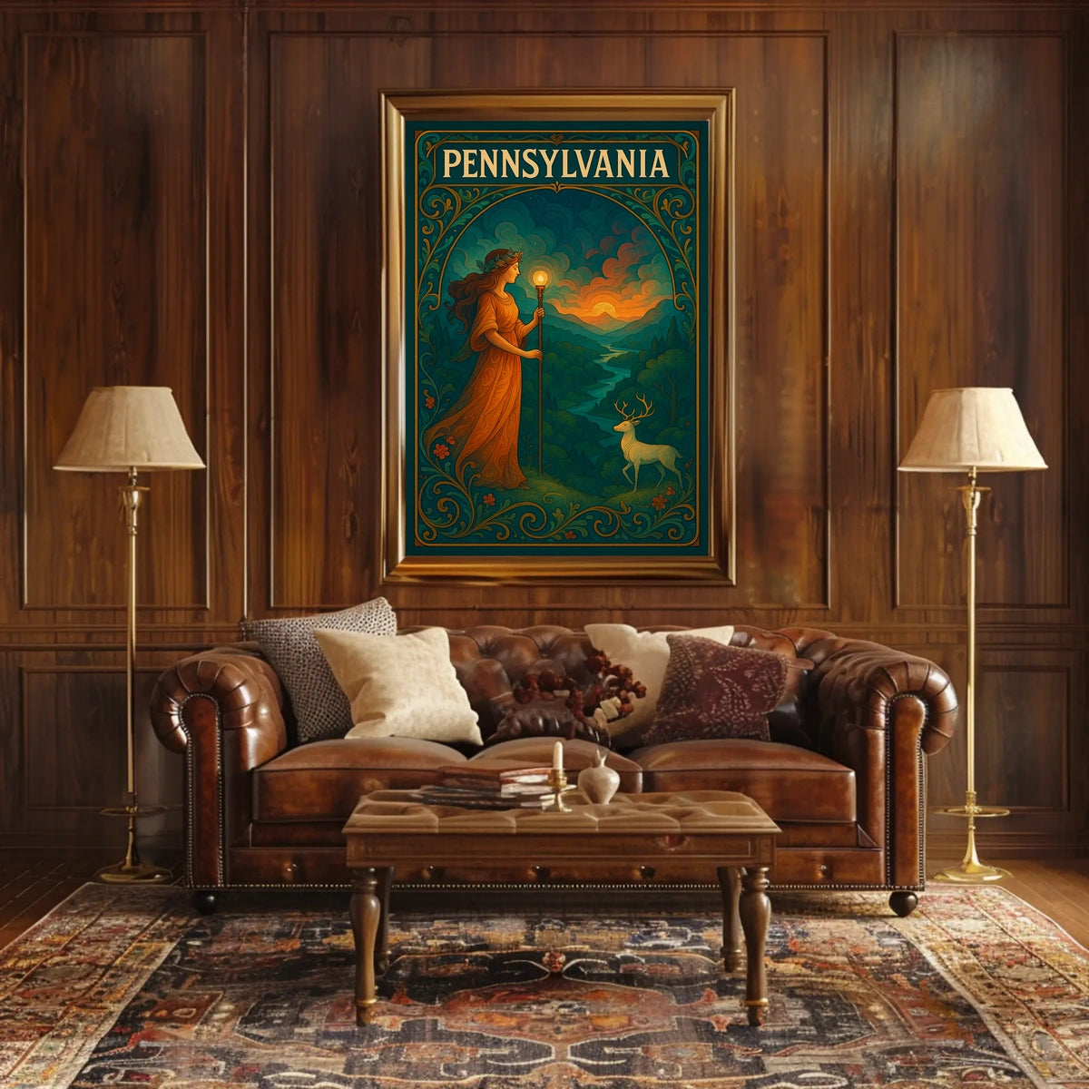 Pennsylvania Enchanted Landscape Poster
