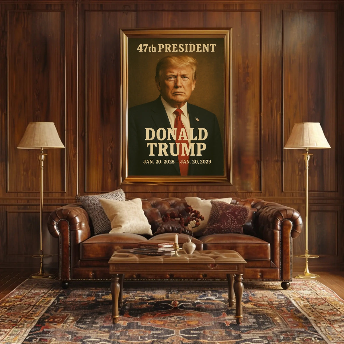 Donald Trump Visionary Leader Photography Realism Patriotic Collector Tribute Edition Poster