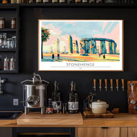 Stonehenge Illustration Poster PosterGoat