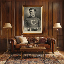Jim Thorpe Portrait Poster