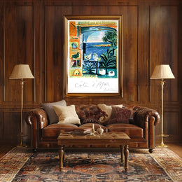 Côte DAzur Artistic Impression Poster
