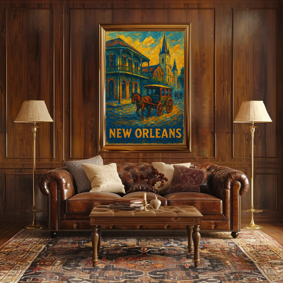 New Orleans A Vibrant Impression Poster