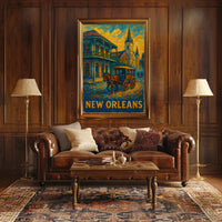 New Orleans A Vibrant Impression Poster