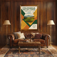 Colchagua Valley, Chile A Journey Poster