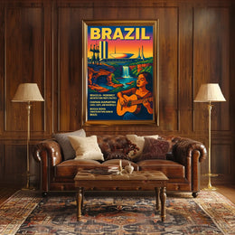 Discover Brazil Poster