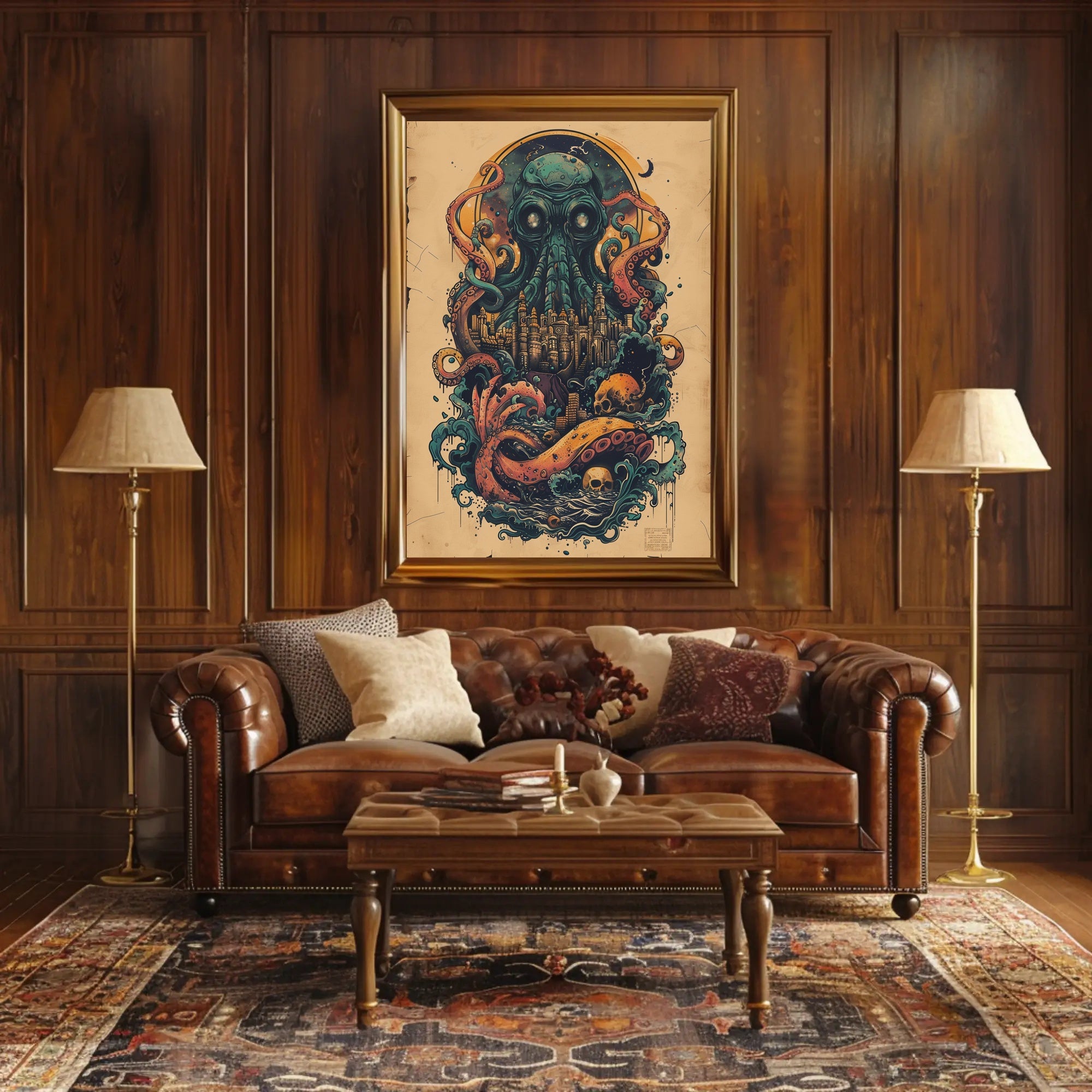 The Enigma of the Deep Wall Art Poster Print PosterGoat