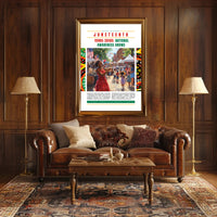 Juneteenth Celebration: Vibrant Heritage Festival Cultural or Heritage Poster