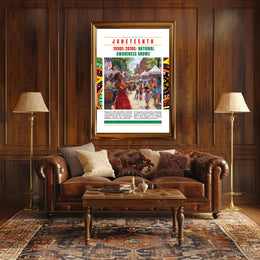 Juneteenth Celebration: Vibrant Heritage Festival Cultural or Heritage Poster