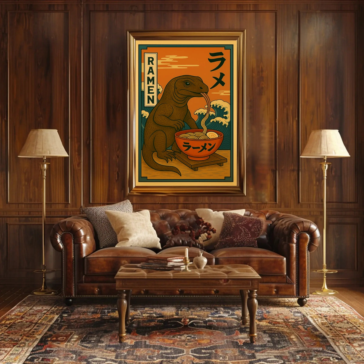 Ramen Reptile Delight Poster