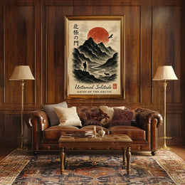 Serene Arctic Wilderness Vintage Travel Poster