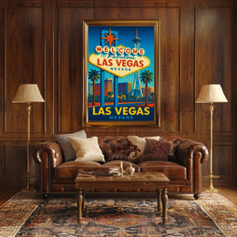 Welcome To Fabulous Las Vegas Poster