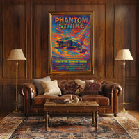 Wings of Fire Jets Futuristic Sci-Fi Poster