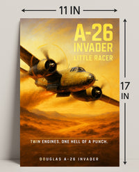 Douglas A-26 Invader Little Racer Poster PosterGoat