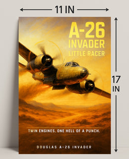 Douglas A-26 Invader Little Racer Poster PosterGoat