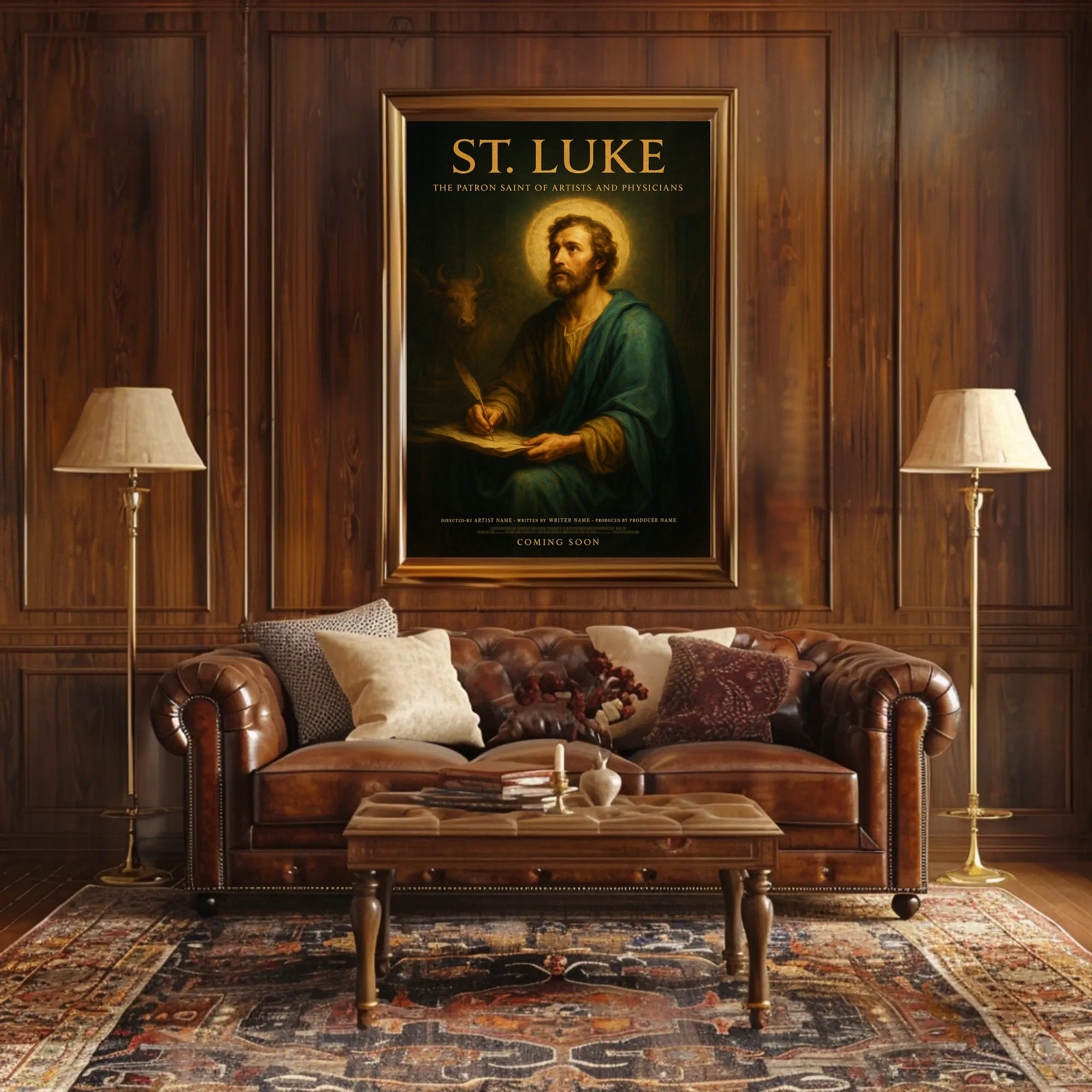 St. Luke Patron Saint Of Artists Poster PosterGoat