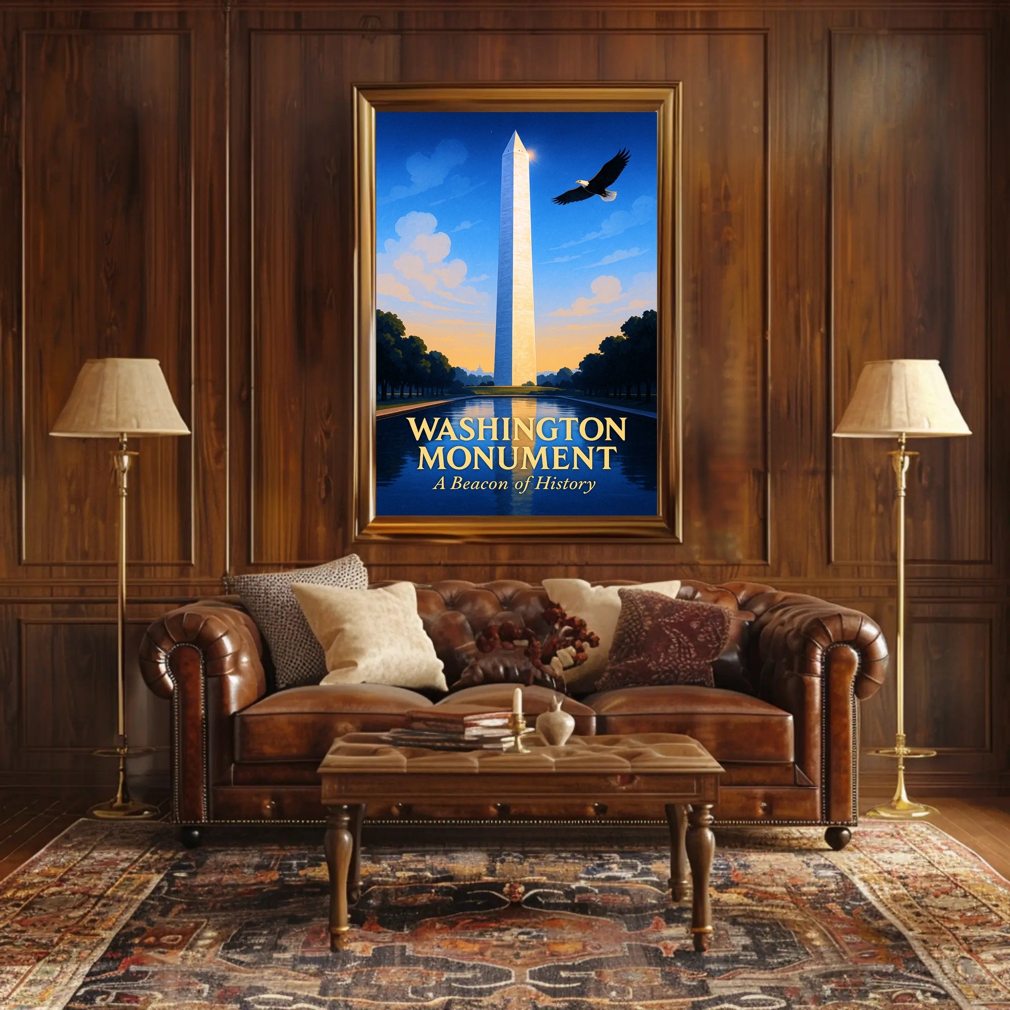 Washington Monument A Beacon of History Poster