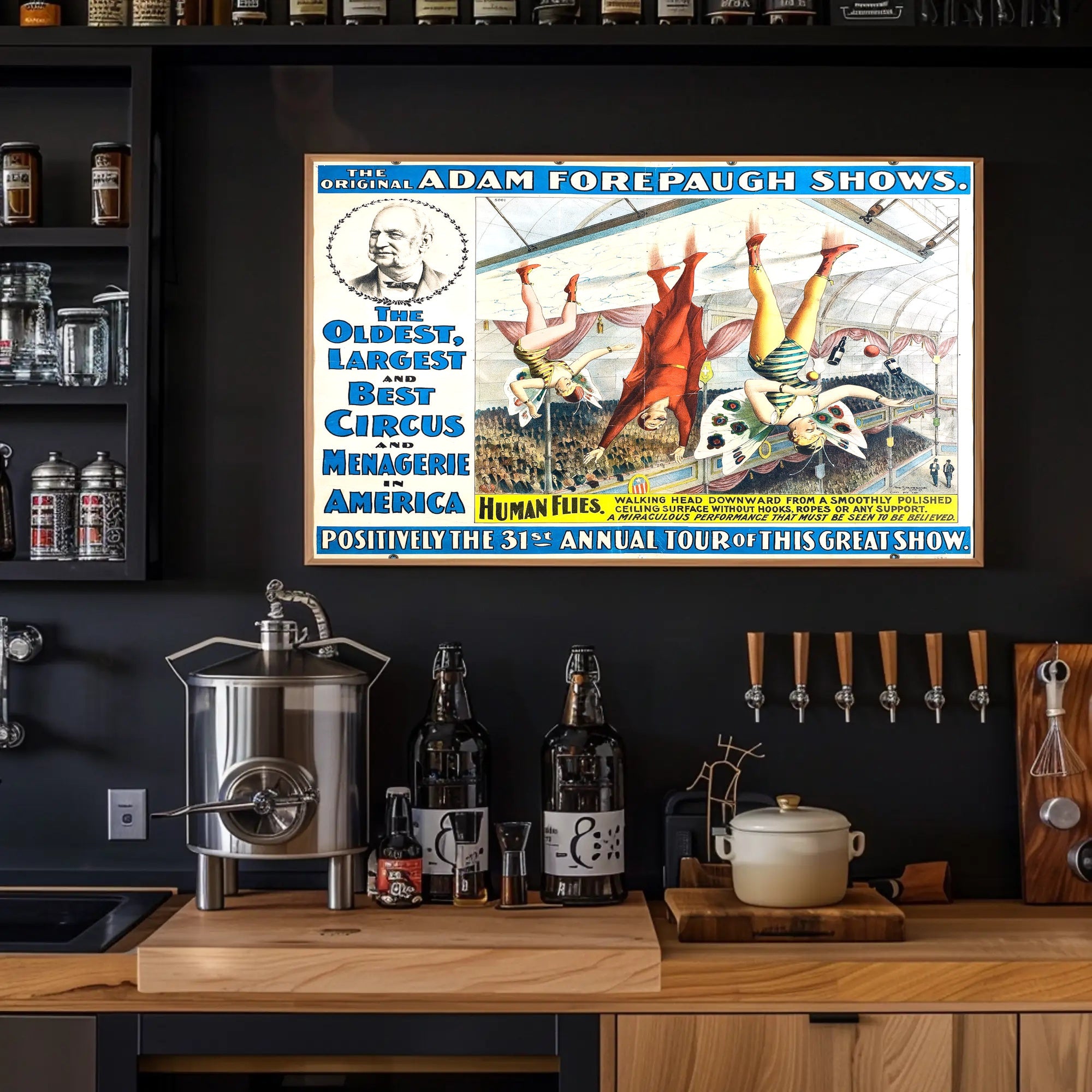 Adam Forepaugh Shows – 31st Annual Tour Poster